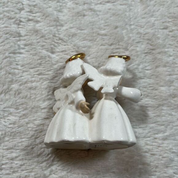 Vintage Japan Christmas Angel  Figurine Ceramic Fine A Quality Shafford - Picture 3 of 5